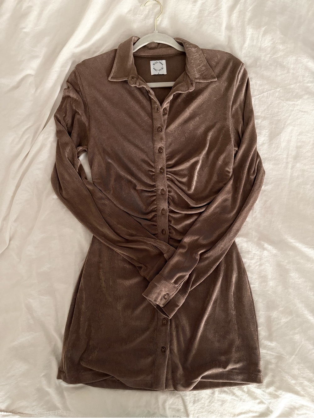With Jean Mocha Brown Andy Dress